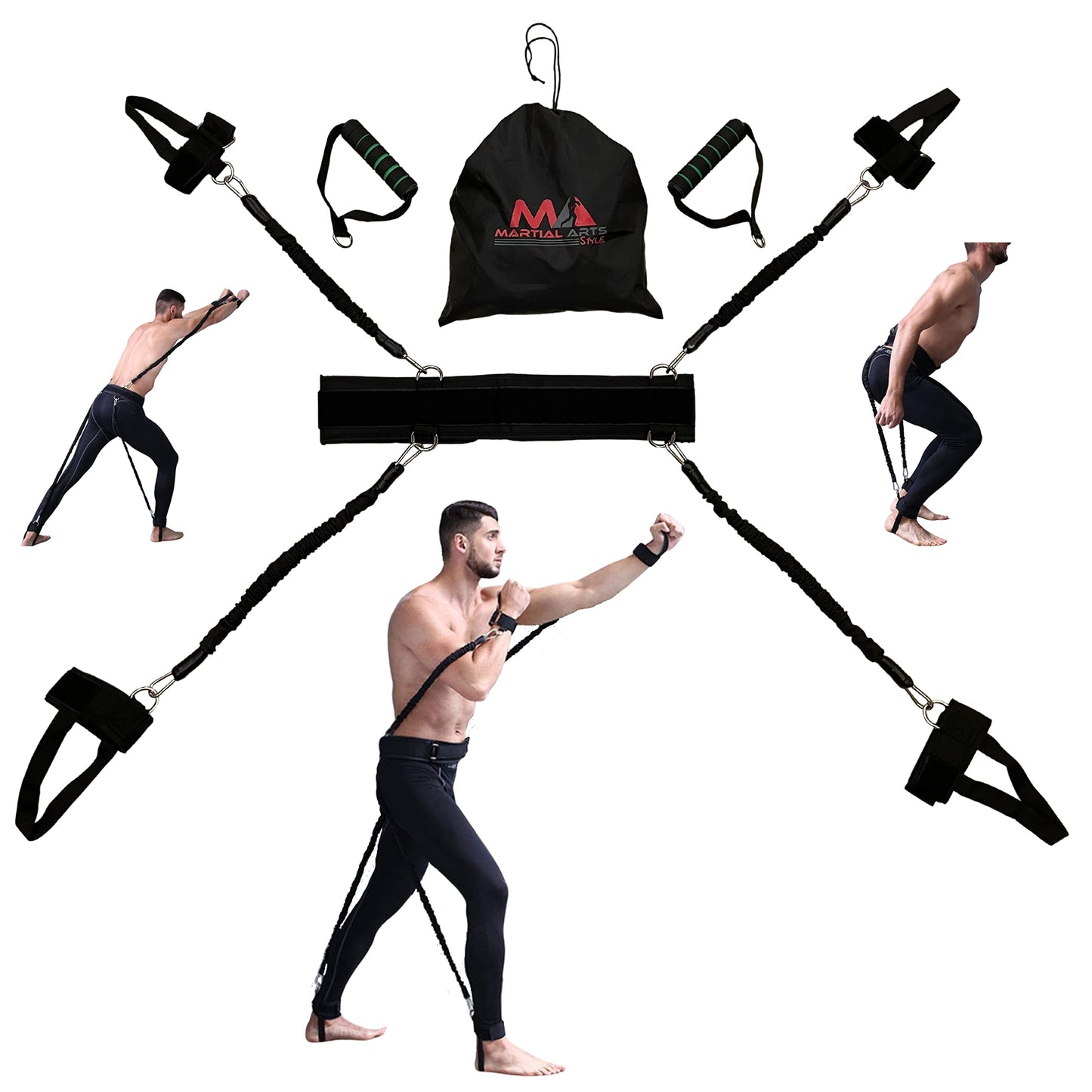 Bokserskie Taśmy Oporowe Full Body - Zestaw do Treningu MMA i Fitness