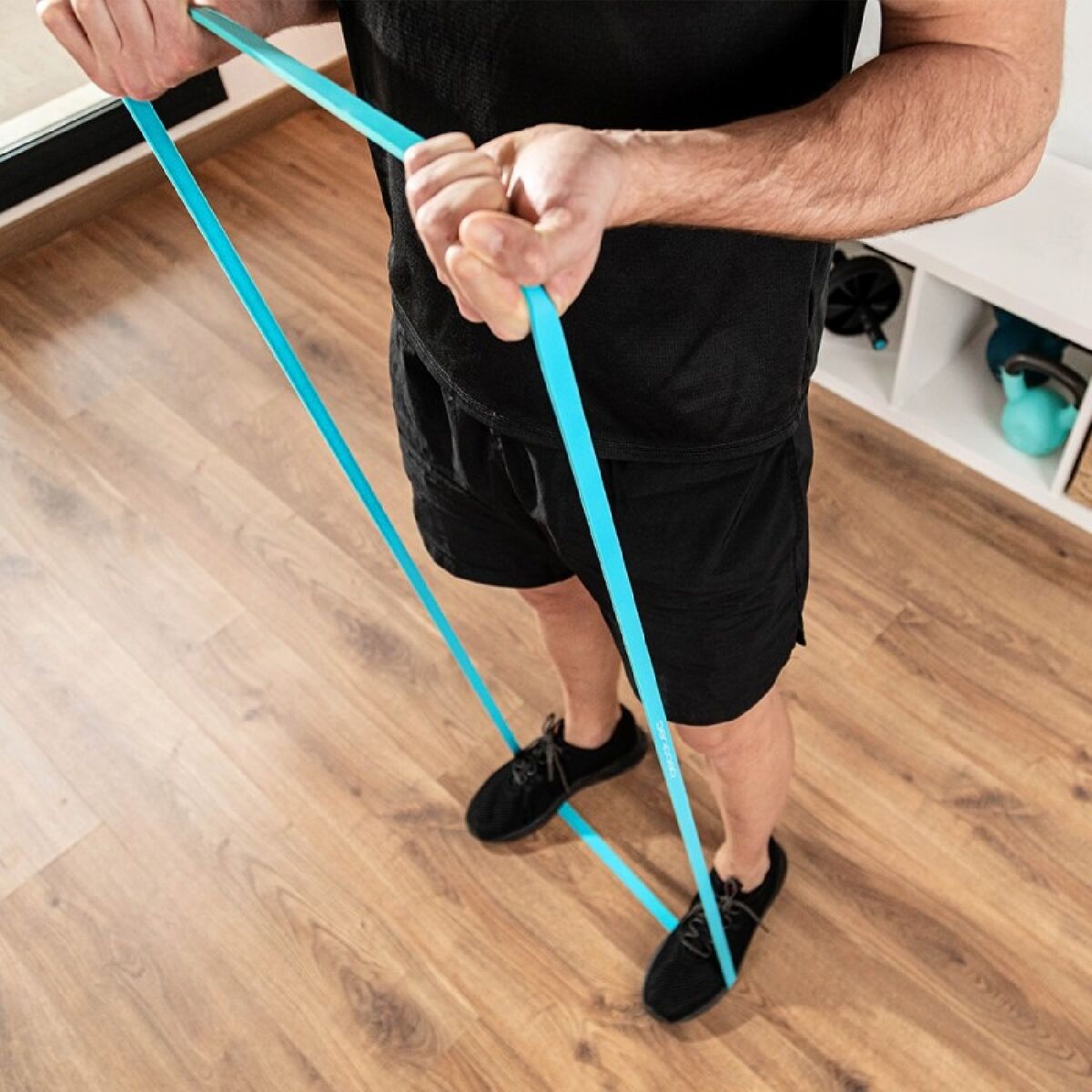 Elastic Resistance Bands Cecotec DrumFit 30 kg 40 kg 15 kg 60 Kg Multicolour 4 Pieces-3